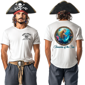 Pirates Seek the Many Treasures of the Sea #2 T-Shirt